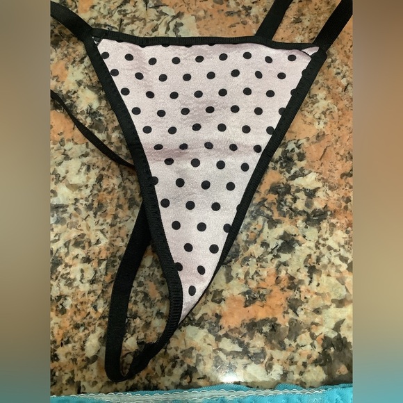 Panties Size Small Pink, Bedazzled Purple, Polka Dot & Teal Vintage. New No Tag - Picture 3 of 5